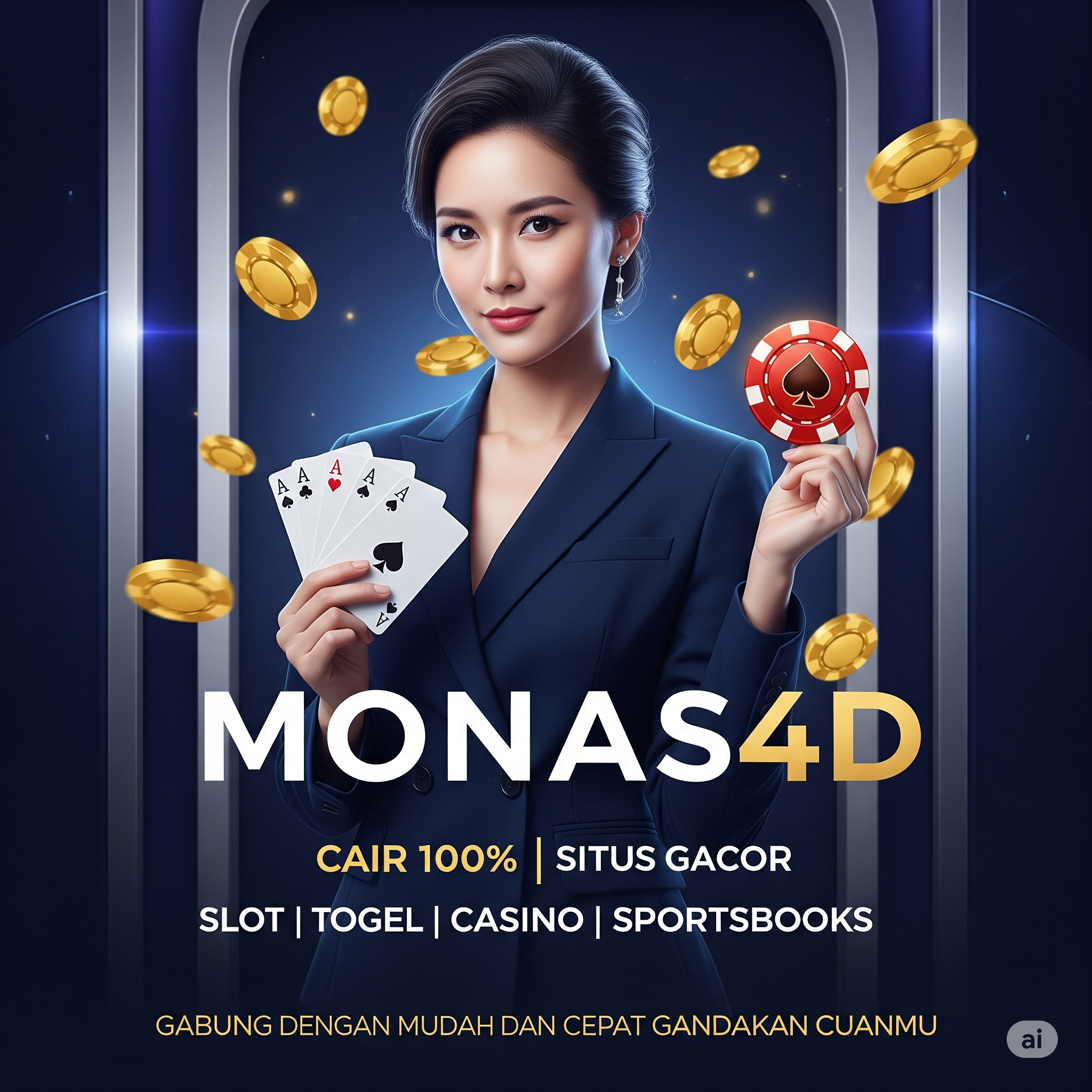 MONAS4D - Agen Togel 4D Terpercaya Bonus Freebet 50K Pasti Cuan